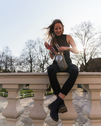 Echtleder-Rindsleder-Weingeschenk-Weintasche